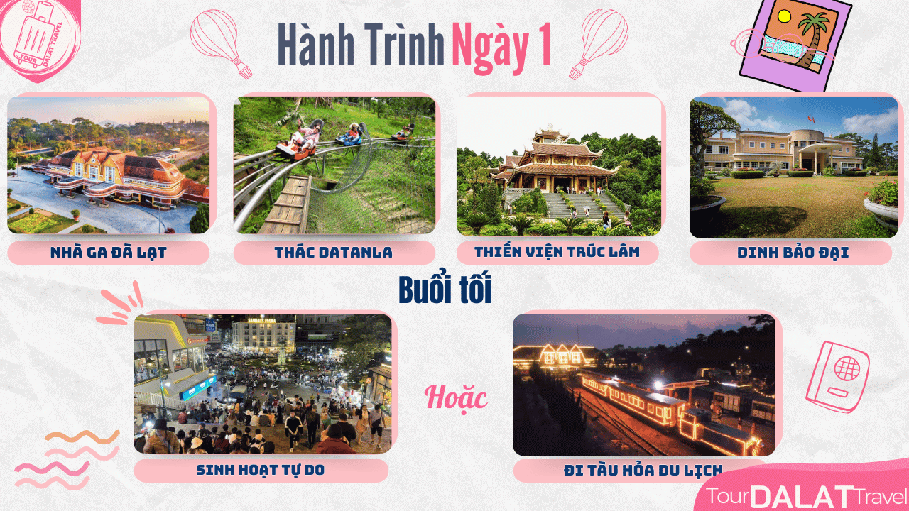 Tour Đà Lạt 3 ngày 3 đêm - Ngày 1