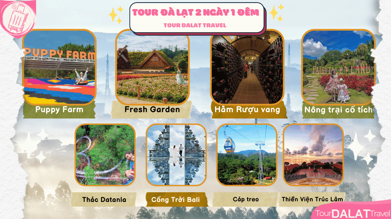 Tour Đà Lạt 2 Ngày 1 Đêm