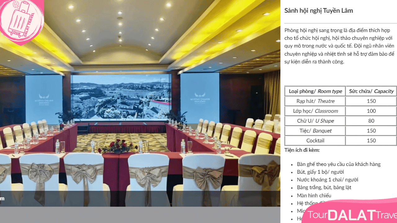Phòng Hội Nghị Khách Sạn Mường Thanh Holiday Đà Lạt