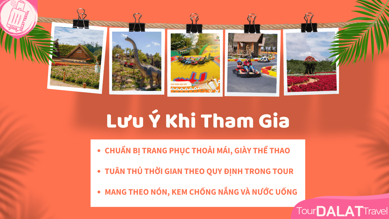 Tour 1 Ngày Chu du Đà Lạt- Lưu Ý