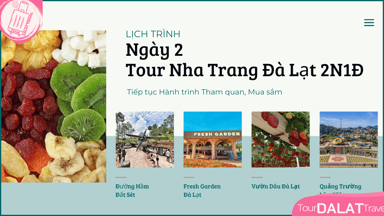 Tour Nha Trang Đà Lạt 2 Ngày 1 Đêm-Ngày 2